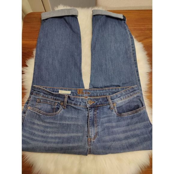 Kut From the Kloth Medium Blue Carrie Boyfriend Jeans Women's Size 14 - Picture 1 of 5